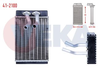 KALORIFER RADYATÖRÜ MEKANIK HYUNDAİ STAREX 2.5 TD 1997-2007 resmi