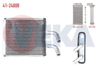 KALORIFER RADYATÖRÜ BRAZING KİA K2500 2.5 D 2003- resmi