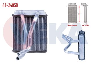 KALORIFER RADYATÖRÜ BRAZING KİA SEPHIA (FA) 1.5İ 16V 1993-2001 resmi