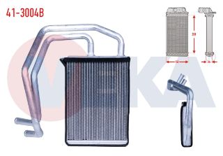 KALORIFER RADYATÖRÜ BRAZING MİTSUBİSHİ CANTER FUSO 859 resmi