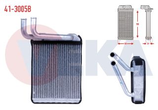 KALORIFER RADYATOR BRAZING MİTSUBİSHİ CANTER 659 4.0 D 2001-2010 resmi
