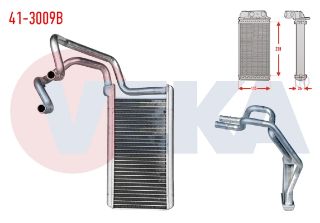 KALORIFER RADYATOR BRAZING MİTSUBİSHİ L200 (KBT,KAT) 2.5 D 2006-2012 resmi