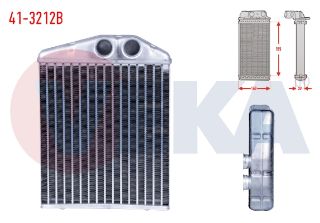 KALORIFER RADYATÖRÜ BRAZING AKSESUARLI OPEL VECTRA C 1.6 16V 2002-2008 resmi