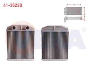 KALORIFER RADYATÖRÜ BRAZING (4.5MM FİN) RENAULT CLİO IV 1.5 DCI 2012- resmi