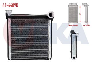 KALORIFER RADYATÖRÜ BRAZING VOLKSWAGEN GOLF VI (5K1) 1.6 TDI 2008-2013 resmi