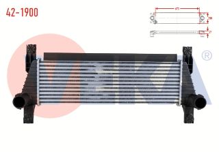 TURBO RADYATÖRÜ (INTERCOOLER) FORD RANGER (TKE) 2.2 TDCI 2011- resmi