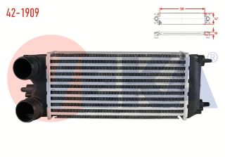 TURBO RADYATÖRÜ (INTERCOOLER) FORD TRANSİT COURIER 1.5 TDCI 2014- resmi