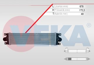 TURBO RADYATÖRÜ (INTERCOOLER) RENAULT MASTER II (FD) 1.9 DCI 1998-2010 resmi