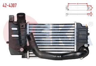 TURBO RADYATÖRÜ (INTERCOOLER) TOYOTA YARİS (P9) 1.4 D-4D 2006-2010 resmi