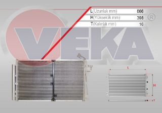 KLIMA RADYATÖRÜ CHEVROLET CAPTIVA (C100) 2.0 D 2006-2012 resmi