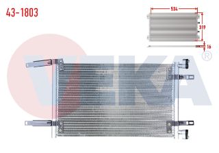 KLIMA RADYATÖRÜ FIAT DOBLO (119,223) 1.9 D M-T 2001-2010 resmi