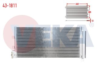 KLIMA RADYATÖRÜ FIAT LİNEA (323) 1.3 MJT M-T 2007- resmi