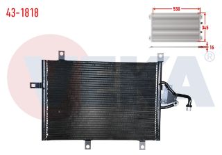 KLIMA RADYATÖRÜ FIAT TEMPRA 1.4İ 1992-1999 resmi