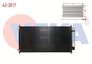 KLIMA RADYATÖRÜ HONDA CİTY 1.4 (GM) I-VTEC 2009-2012 resmi