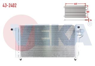 KLIMA RADYATÖRÜ KİA RİO II 1.6 CVVT A-T/M-T 2006-2011 resmi