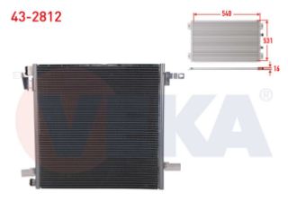 KLIMA RADYATÖRÜ MERCEDES M SERISI (W163) ML 230 1998-2005 resmi