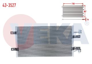KLIMA RADYATÖRÜ RENAULT TRAFİC II (FL) 2.0 DCI A-T/M-T 2006-2014 resmi
