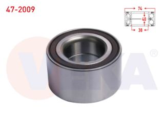 ÖN  TEKERLEK RULMANI SOL SAĞ ABS OKUYUCULU 38X74X40 HONDA JAZZ III 1.4İ 2008-2012 / JAZZ IV 1.3 2016- / CİTY 1.4 I-VTEC 2009-2012 / CR-V II 2.0İ 2002-2006 resmi