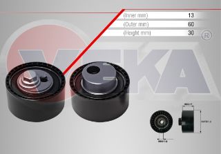 TRİGER GERGİ RULMANI PLASTIK 65X27 CITROEN BERLİNGO 2.0 HDI 1996-2008/ JUMPY I 2.0 HDI 1994-2007/ C5 I 2.0 HDI 2001-2004/ XANTIA 2.0 HDI 1993-1998 resmi