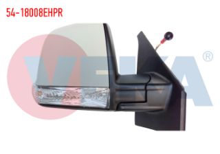 DIS DİKİZ AYNASI SAĞ ELEKTRİKLİ ISITMALI SENSÖRLÜ SİNYALLI ASTARLI TEK CAMLI FIAT DOBLO (152,263) 2010- / OPEL COMBO D 2012- resmi