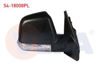 DIS DİKİZ AYNASI SOL MEKANIK SİNYALLI ASTARLI TEK CAMLI FIAT DOBLO (152,263) 2010- / OPEL COMBO D 2012- resmi