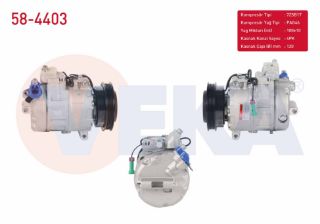 KLIMA KOMPRESÖRU 4PK 120MM AUDI A4 1.6 1994-2001/ A6 1.9 TDI 1997-2004/ SKODA SUPERB 1.9 TDI 2002-2010/ VOLKSWAGEN PASSAT 1.9 TDI 2000-2005 resmi