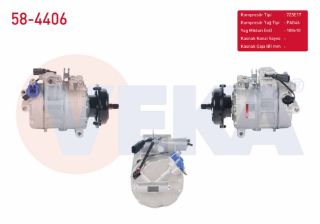 KLIMA KOMPRESÖRU VOLKSWAGEN TOUAREG 2.5 R5 TDI - 3.0 V6 TDI - 5.0 R50 TDI 2002-2010 / TRANSPORTER V 2.5 TDI 2003-2011 resmi