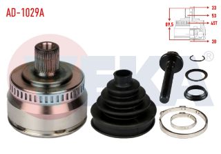 AKS KAFASI SOL SAĞ ÖN DIS VOLKSWAGEN PASSAT (3B3) 1.8 ABSLI 45 DIS 33X30X53 UZUNLUK 89,5MM 2000-2005 resmi