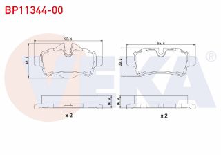 FREN BALATA ARKA MİNİ CLUBMAN (R55) 1.6 D 2007- resmi