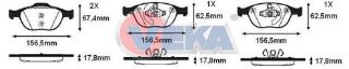FREN BALATA ÖN FORD TRANSİT CONNECT 1.8 TDCI 2002-2013 / TOURNEO CONNECT 1.8 TDCI 2002-2013 / FOCUS I (DAW,DBW) 2.0İ 16V 1998-2004 resmi