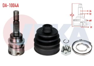 AKS KAFASI SOL SAĞ ÖN DIS DAİHATSU TERİOS (J1) 1.3 ABSLI 48 DIS 24X19X52 UZUNLUK 175.5MM 1997-2005 resmi