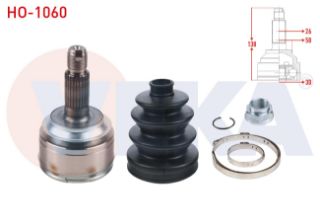 AKS KAFASI SOL SAĞ ÖN DIS 26X30X58 UZUNLUK 138MM HONDA CİVİC IX 1.4İ 2012-2016 / CİVİC VIII 1.4İ 2005-2012 resmi