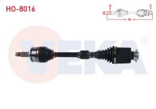 KOMPLE AKS SAĞ ÖN HONDA CİVİC X (FC) 1.6İ A/T UZUNLUK 606 MM 2016- resmi