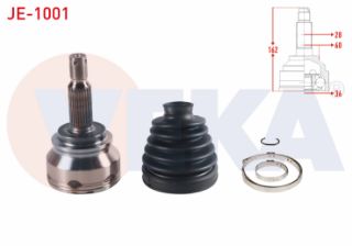 AKS KAFASI SOL SAĞ ÖN DIS 28X36X60 UZUNLUK 162MM JEEP COMPASS 2.0 CRDI 2006- / PATRİOT 2.0 CRDI 2007- resmi