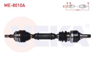 KOMPLE AKS SOL ÖN ABSLI 48 DIS UZUNLUK 572 MM MERCEDES A SERISI (W168) A 160 A-T/M-T 1997-2004 / VANEO (414) 1.7 CDI M-T 2002-2005 resmi