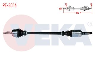 KOMPLE AKS SAĞ ÖN PEUGEOT 106 II 1.4İ UZUNLUK 807MM  1996-2002 resmi