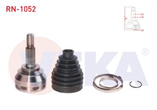 AKS KAFASI SOL SAĞ ÖN DIS RENAULT CLİO IV 1.5 DCI A-T 8 MISKETLI 23X33X49 UZUNLUK 144 MM 2012- resmi