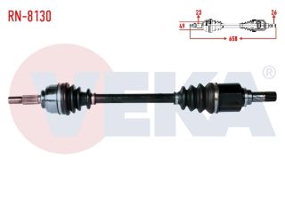 KOMPLE AKS SOL ÖN RENAULT SYMBOL III (JZ0/1) 1.5 DCI UZUNLUK 658MM 2012- resmi
