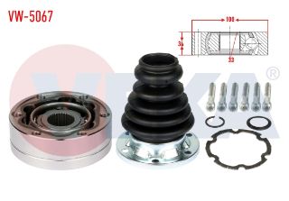 AKS KAFASI SOL ÖN İÇ 33X34X100 VW GOLF III (1H1) 91-99/ GOLF IV (1J1) TDI 97-05/ GOLF V (1K1) 03-09/ JETTA II 82-92/ JETTA III (1K2) 05-10/  PASSAT (3A2) 1988-1997/ PASSAT (362) 08-12 resmi