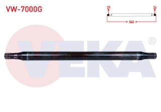 AKS MİLİ SOL ARKA KISA INCE GUCLENDIRILMIS 29X26 UZUNLUK 840MM VOLKSWAGEN CRAFTER 30-35 (2E) 2.5 TDI 163 HP 2006-2016 resmi