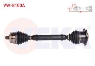 KOMPLE AKS SAĞ ÖN VOLKSWAGEN PASSAT (3B2) 1.9 TDI ABSLI 45 DIS UZUNLUK 586 MM 1996-2000 resmi