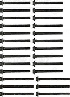 SİLİNDİR KAPAK SAPLAMASI TAKIM (26'LI, OM606) W124 93>95 W210 96>99 W140 96>98 resmi