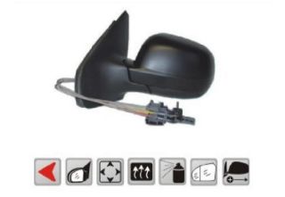 SOL AYNA KOMPLE ELEKTRIKLI BOYANIR TIP - GENIS ACILI (VW POLO HB 99-02) resmi