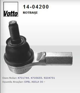 ROTBASI ( OPEL : AGILA 00-- ) resmi