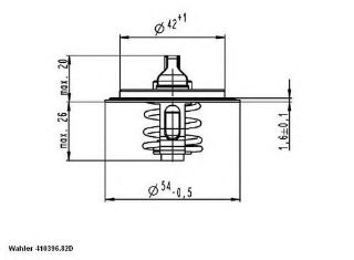 THERMOSTATE A6 4F2. C6 2.0 TDI resmi