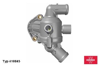 TERMOSTAT KOMPLE 92C POLO-GOLF6-JETTA-PASSAT-A3-CADDY 1.6 TDI CAYA-CAYB-CAYC-CAYE-CFHC 3 BAĞ. resmi