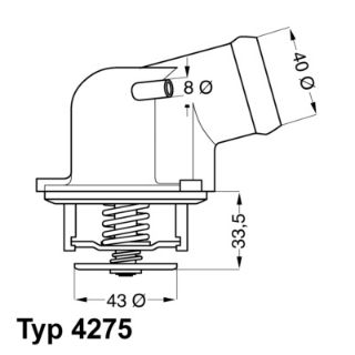 TERMOSTAT KOMPLE VW LT35-LT46 2.3 96-06 -MERCEDES SPRINTER 95-06 87C resmi