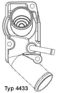 TERMOSTAT KOMPLE ASTRA G -ZAFİRA A 2.0 DTI-2.2 DTI 92C resmi