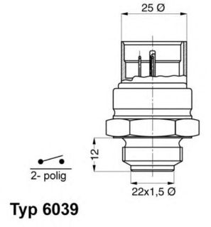 FAN MÜŞÜRÜ AEE-AFT-ALM-ABS-1Y-AAZ-AKL-BCB-AGN-AHF-AGR 1,6-1,8-1,9 TDİ GOLF3-GOLF4-BORA-POLO-A3 91-04 resmi