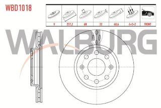 FREN DİSKI ÖN HAVALI 4 BJN 257,2X22X60X40,6 FIAT GRANDE PUNTO 1.3 MJT 2005-2012/ GRANDE PUNTO 1.4 2005-2012/ GRANDE PUNTO 1.2 MPI 2005-2012/ OPEL CORSA D 1.0 2006-2014/ OPEL CORSA D 1.2 2006-2014 resmi